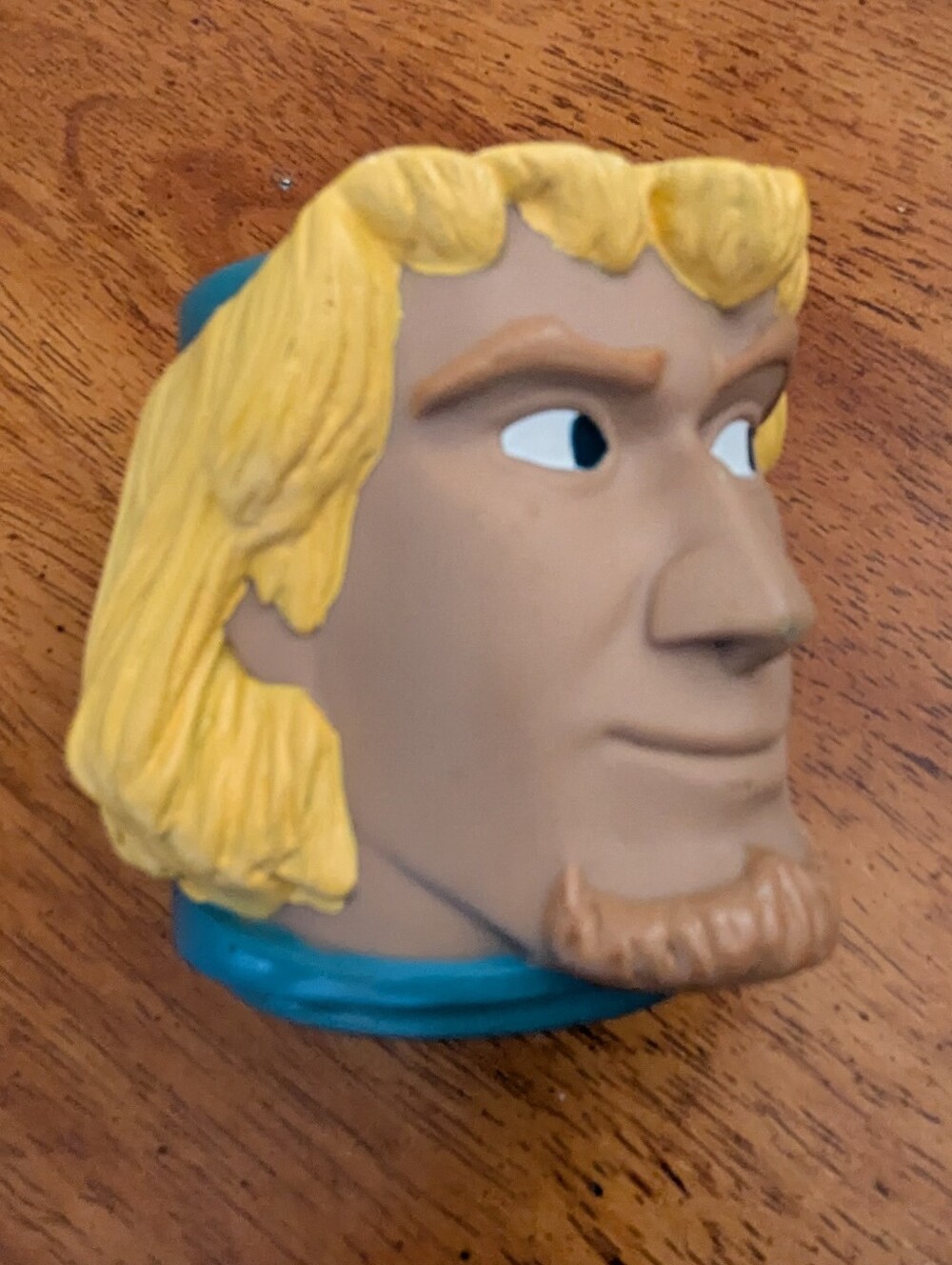 VTG 90s Disney Captain Phoebus 3D Molded Plastic Character Mug Cup Applause